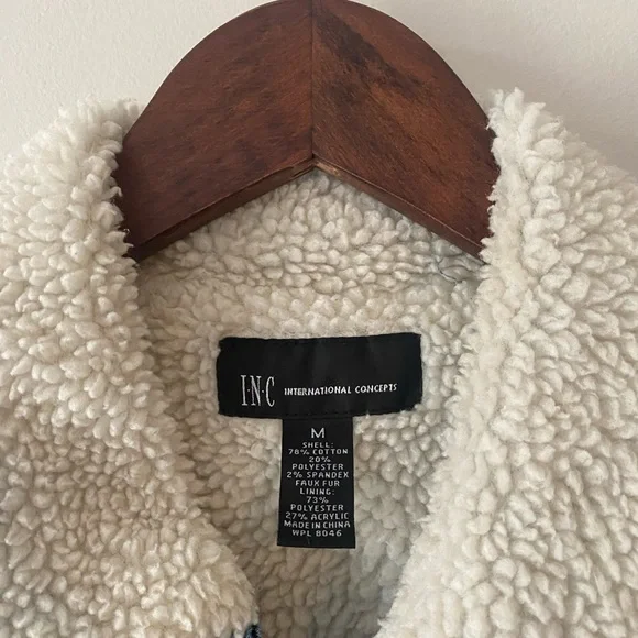 SOLD INC Sherpa-Lined Jean Jacket - Picture 5 of 6